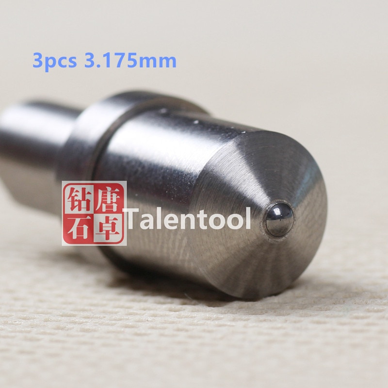 Talentool 3 pcs 3.175mm ƿ  浵  indenter rock well indenter